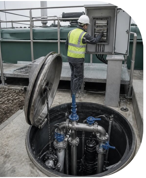 Техническое обслуживание канализационной насосной станции в Новом Уренгое