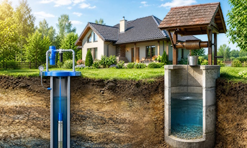 Автономное водоснабжение загородного дома Новый Уренгой: скважина или колодец